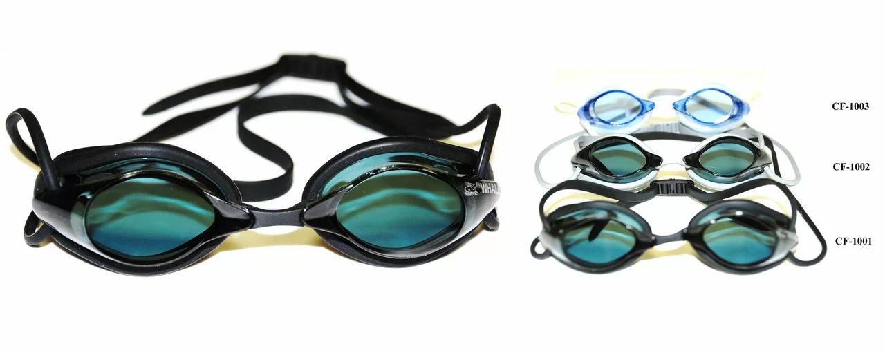 Реальное фото Очки для плавания Whale Y01002(CF-1002) стартовые оправа серая стекло серое Y01002(CF-1002) от магазина СпортСЕ