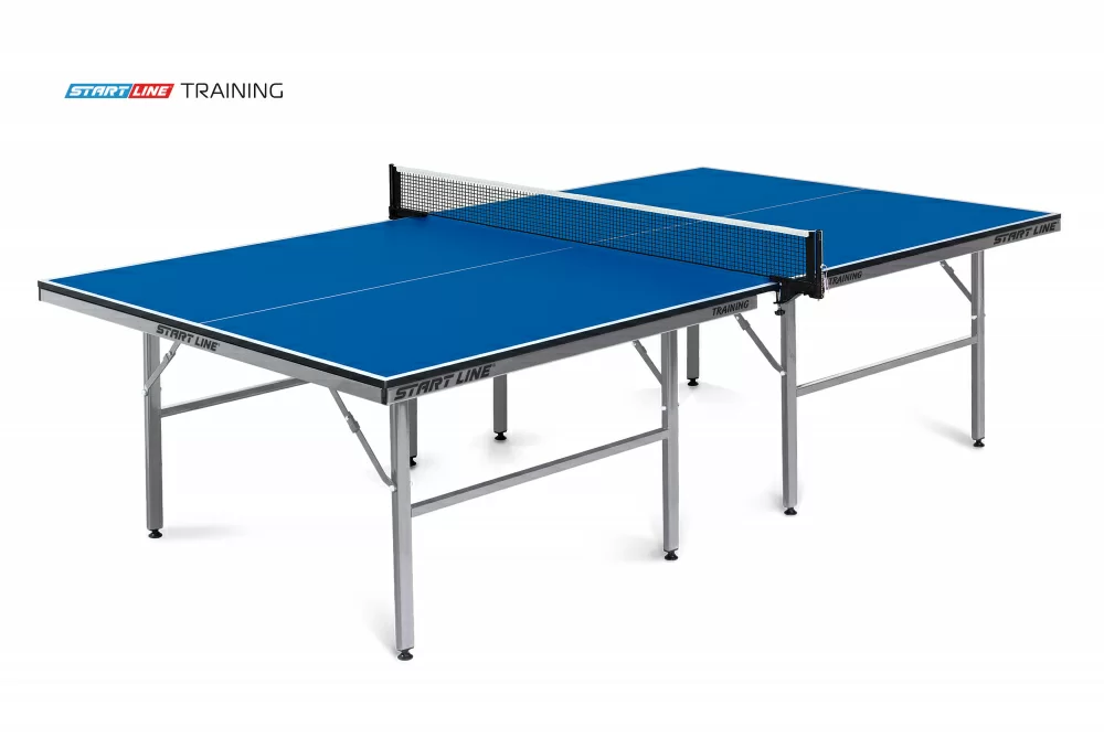 Реальное фото Теннисный стол Start Line Training 22 мм, без сетки, на роликах, складные регулируемые опоры 60-700 от магазина СпортСЕ