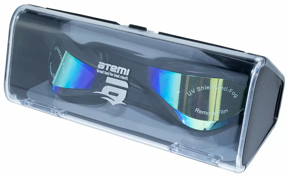 Реальное фото Очки для плавания Atemi N602M силикон черн от магазина СпортСЕ