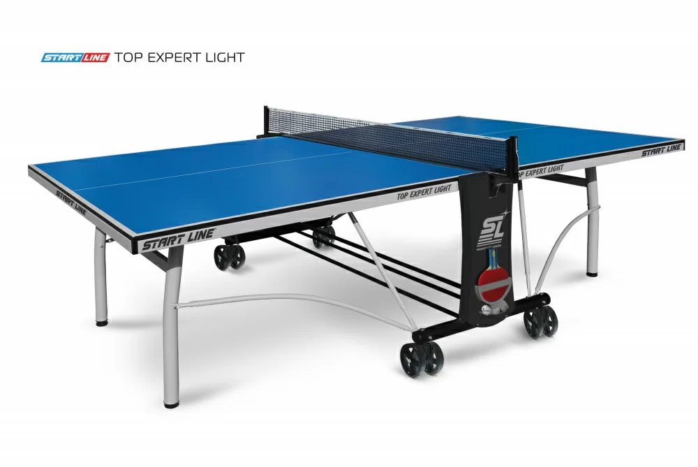 Реальное фото Теннисный стол Start Line Top Expert Light blue от магазина СпортСЕ