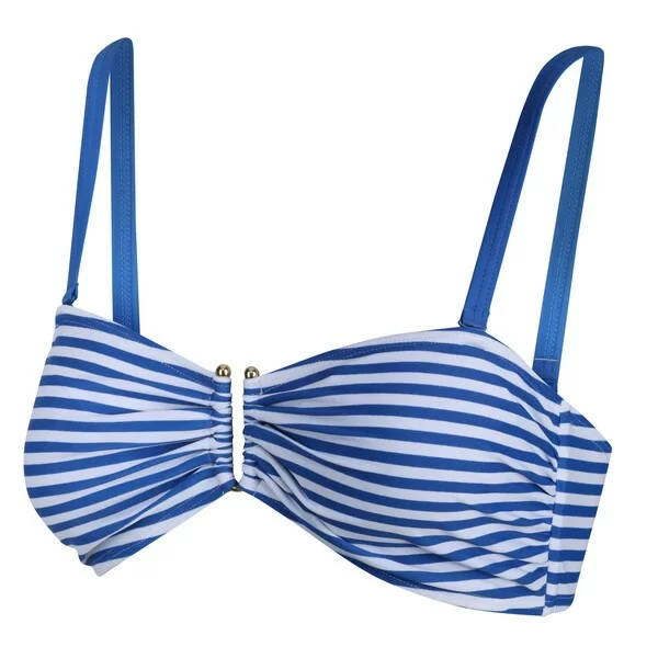 Реальное фото Топ купальный Aceana Bikini III (Цвет V0S, Синий/белый) RWM016 от магазина СпортСЕ