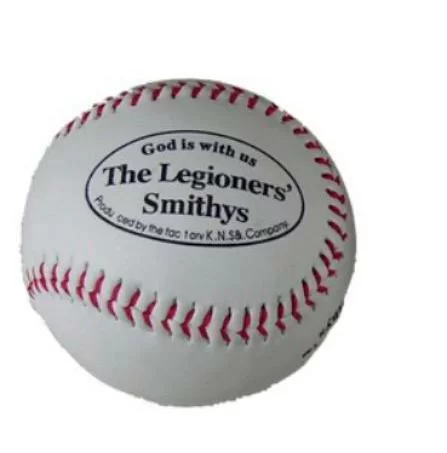 Реальное фото Мяч для бейсбола "The Legioners Smithys" B2000R мягкий 19104 от магазина СпортСЕ