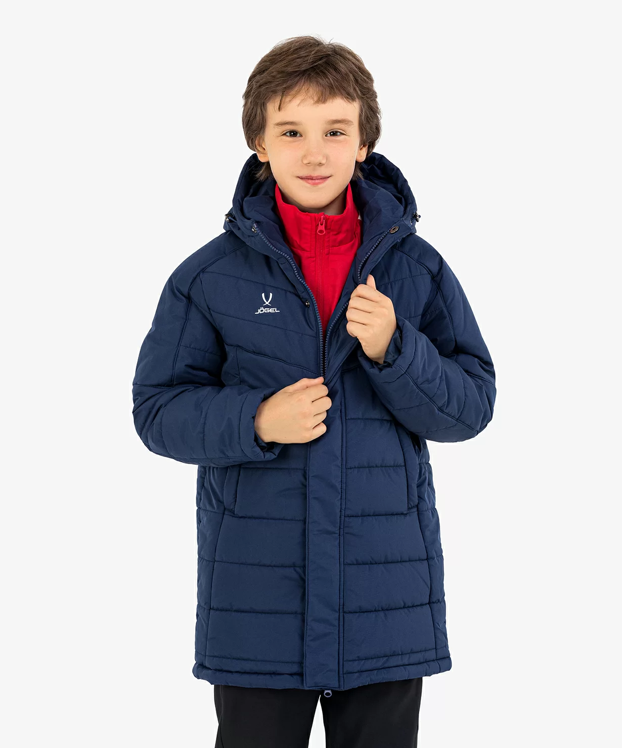 Реальное фото Куртка утепленная CAMP Padded Jacket, темно-синий, детский от магазина СпортСЕ