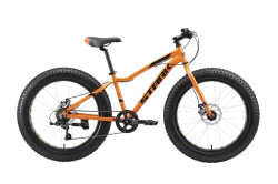 Велосипед Stark Rocket Fat 24.1 D(2024)  оранжевый/чёрный