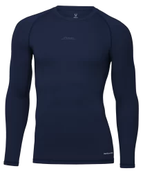 Футболка компрессионная с длинным рукавом Jögel PerFormDRY Baselayer Tee LS 2, темно-синий