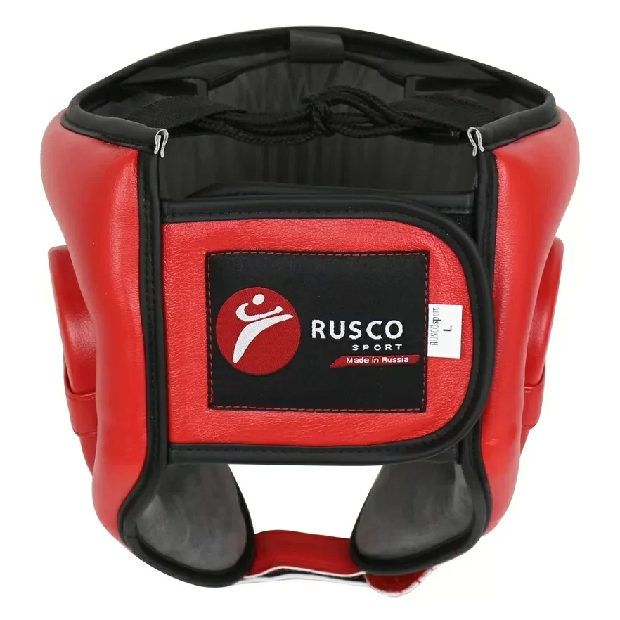 Реальное фото Шлем RuscoSport с усилением красный от магазина СпортСЕ