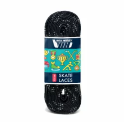 Шнурки хоккейные 213см без пропитки Well Hockey Hockey Skate Laces black 2325