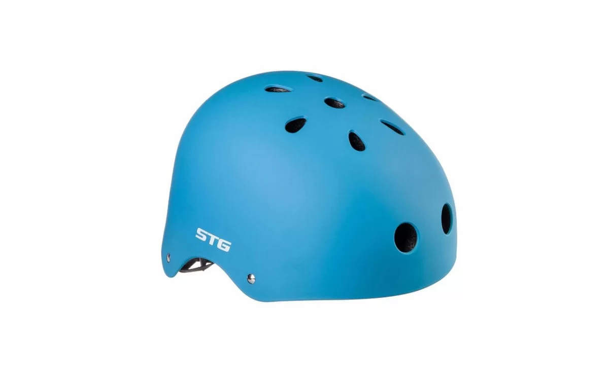 Реальное фото Шлем STG MTV12 синий Х89045 от магазина СпортСЕ