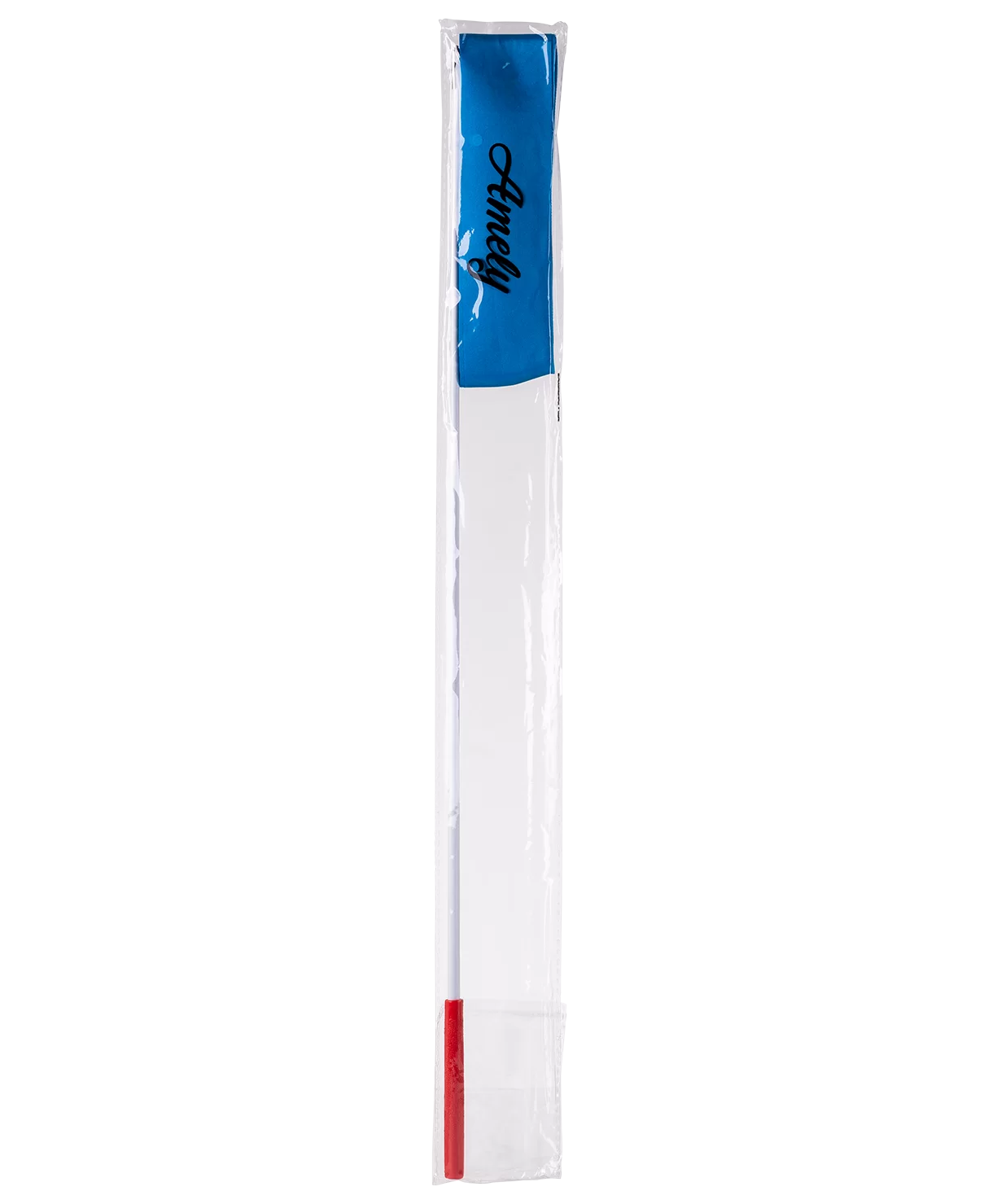 Реальное фото Лента для художественной гимнастики с палочкой 6 м Amely AGR-301 56 см голубой УТ-00019106 от магазина СпортСЕ