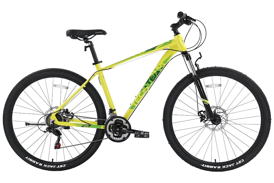 Реальное фото Велосипед TechTeam Neon 29" желтый (алюминий) от магазина СпортСЕ