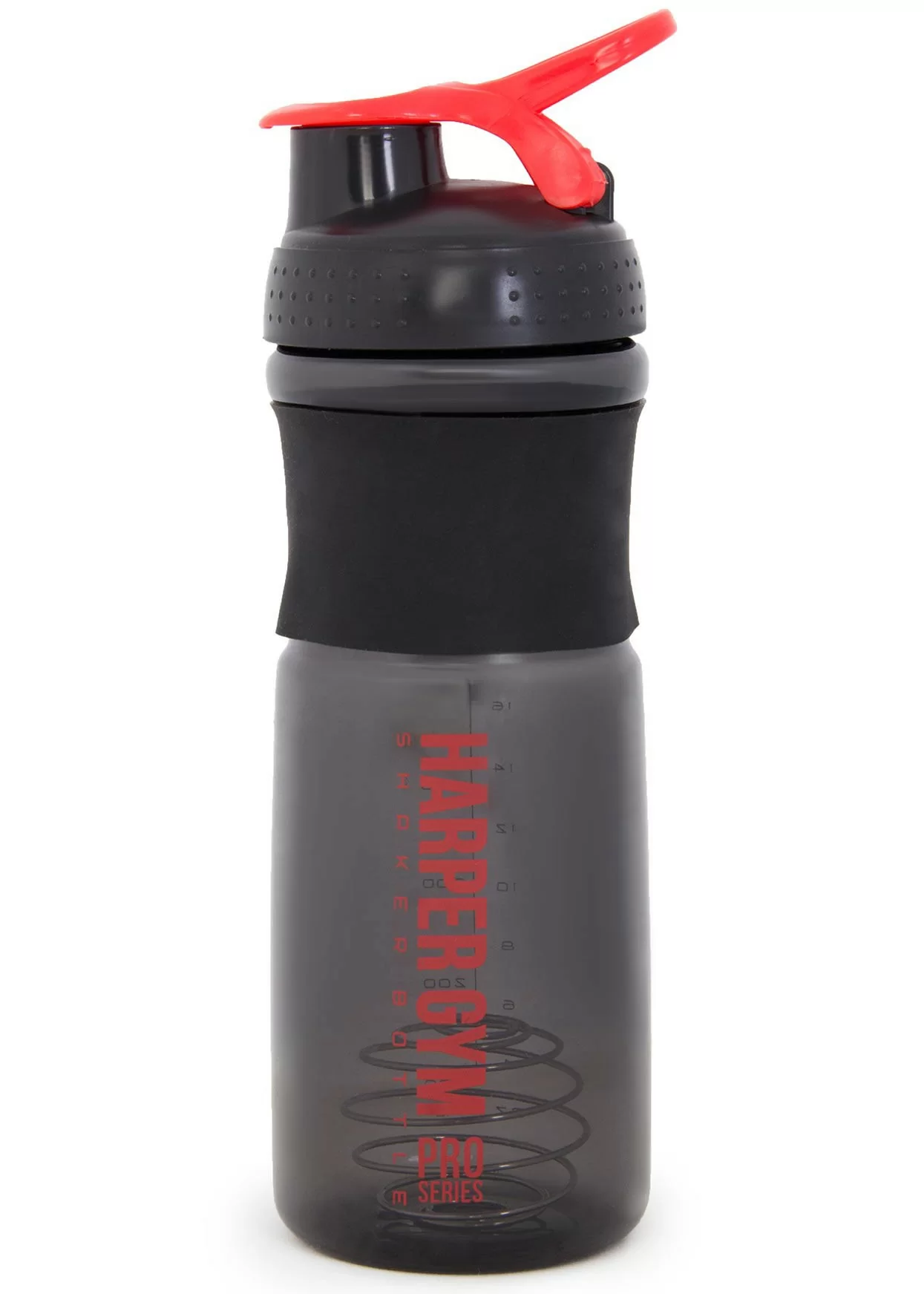 Реальное фото Шейкер Harper Gym Shaker Bottle  с венчиком 0.7л черный S19 от магазина СпортСЕ