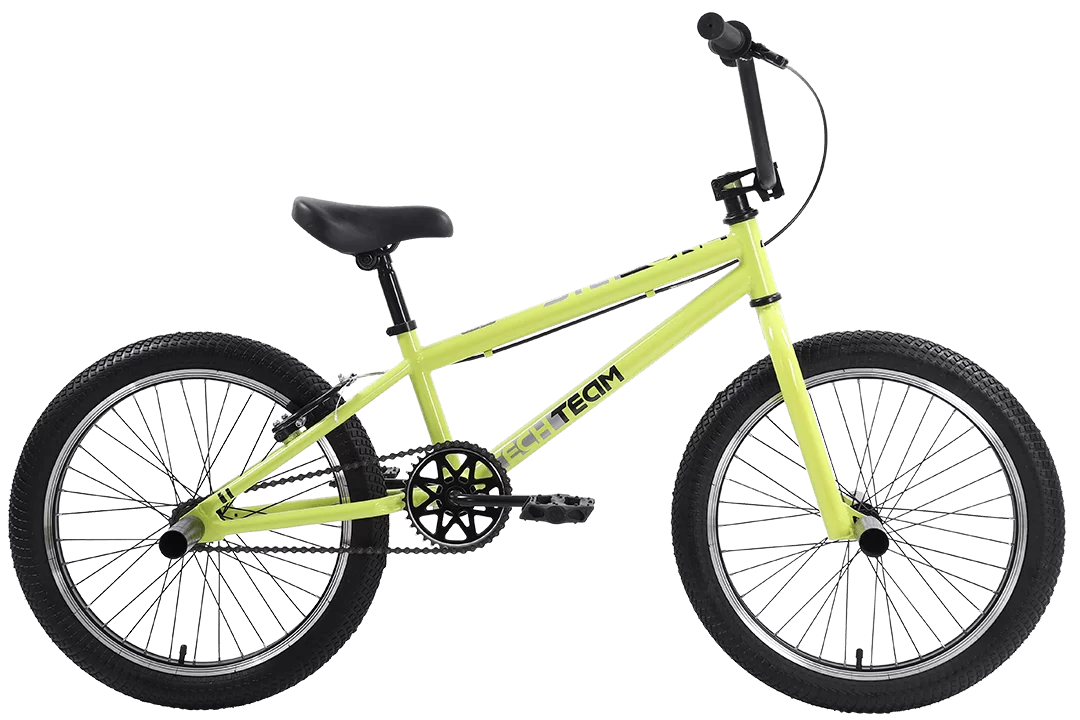 Реальное фото Велосипед BMX TechTeam Step One 20" желтый от магазина СпортСЕ