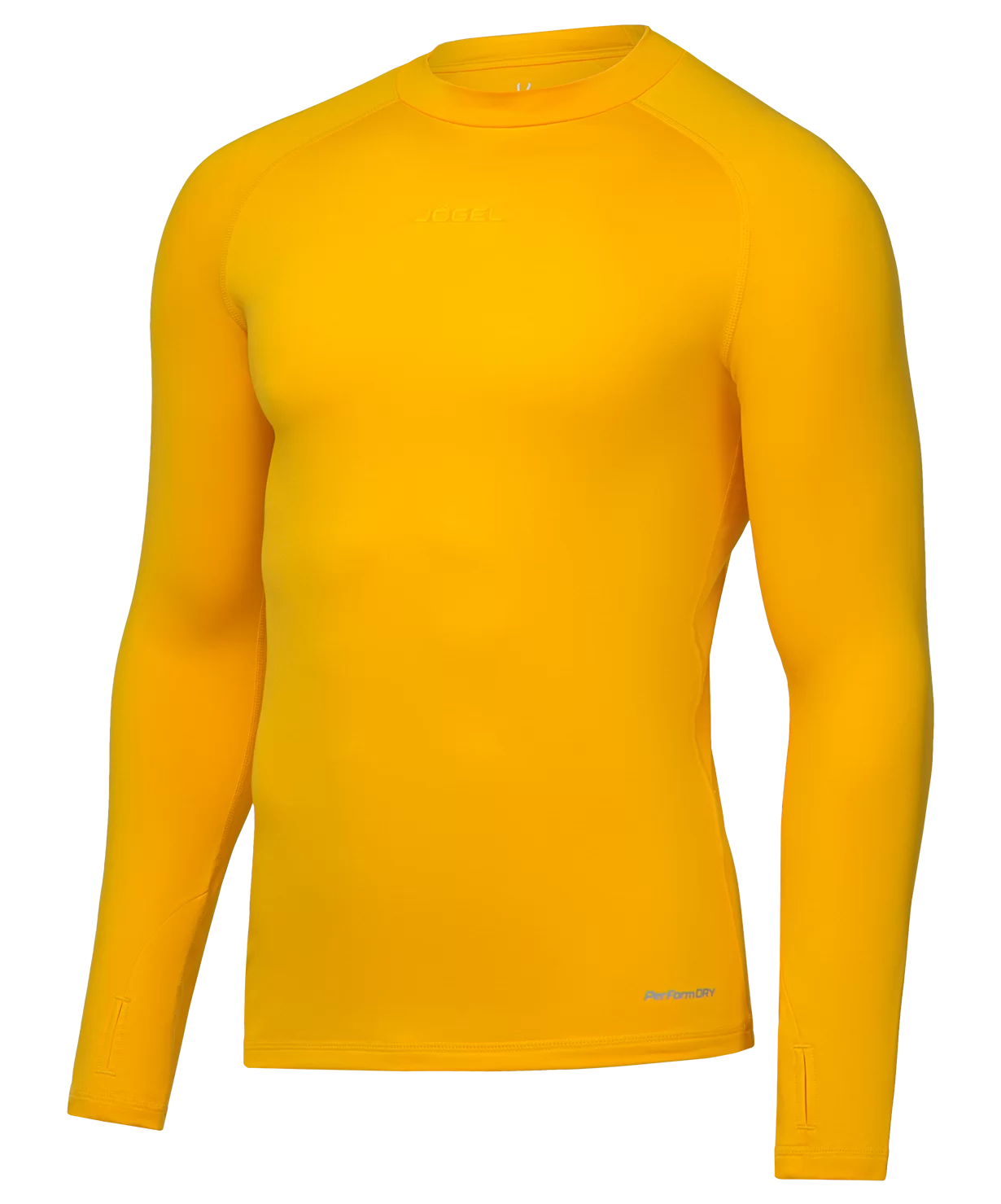 Реальное фото Джемпер компрессионный PerFormDRY Baselayer Warm Top, желтый от магазина СпортСЕ