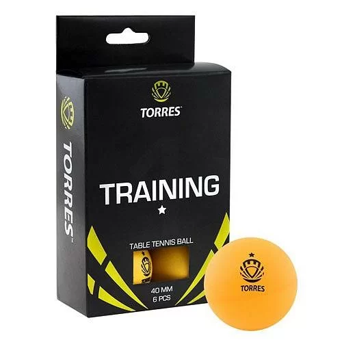 Реальное фото Мяч для настольного тенниса Torres Training 1* 1 шт оранж TT0015 от магазина СпортСЕ