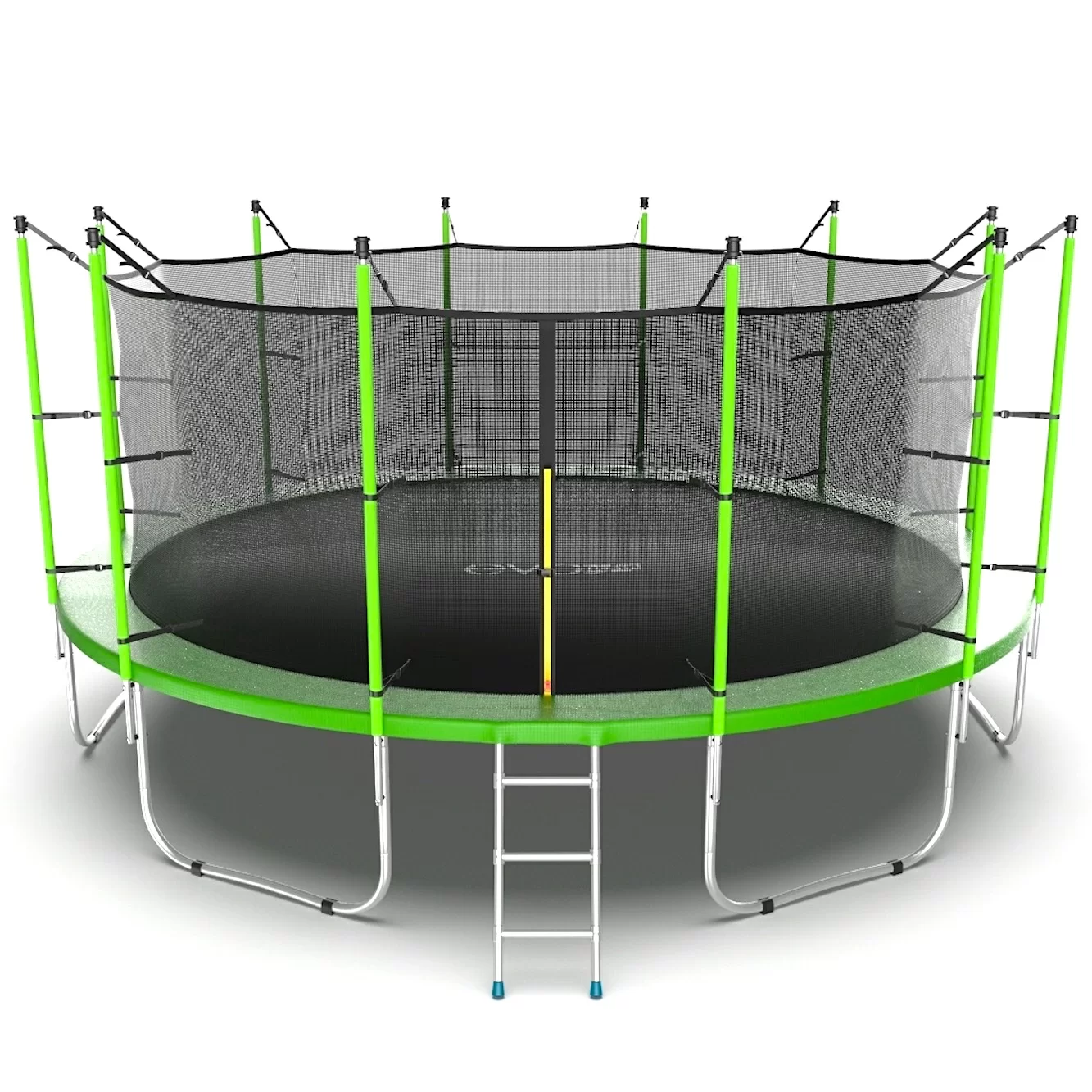 Реальное фото EVO JUMP Internal 16ft (Green) Батут с внутренней сеткой и лестницей, диаметр 16ft (зеленый) от магазина СпортСЕ