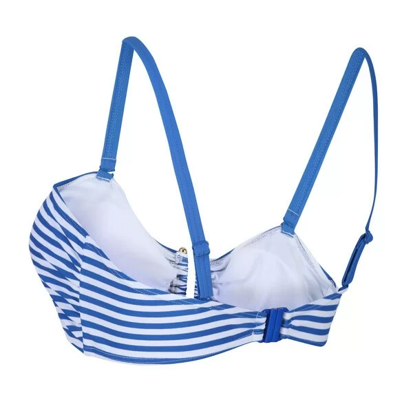 Реальное фото Топ купальный Aceana Bikini III (Цвет V0S, Синий/белый) RWM016 от магазина СпортСЕ