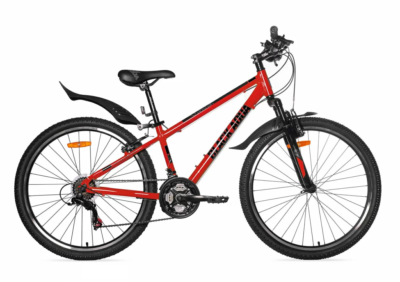 Реальное фото Велосипед Black Aqua Cross 2682 V 26" красный GL-322V от магазина СпортСЕ