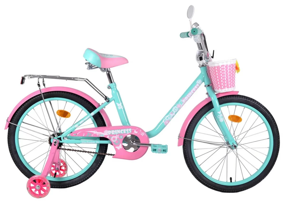 Реальное фото Велосипед Black Aqua Princess 18" 1s мятно-розовый KG1802 от магазина СпортСЕ