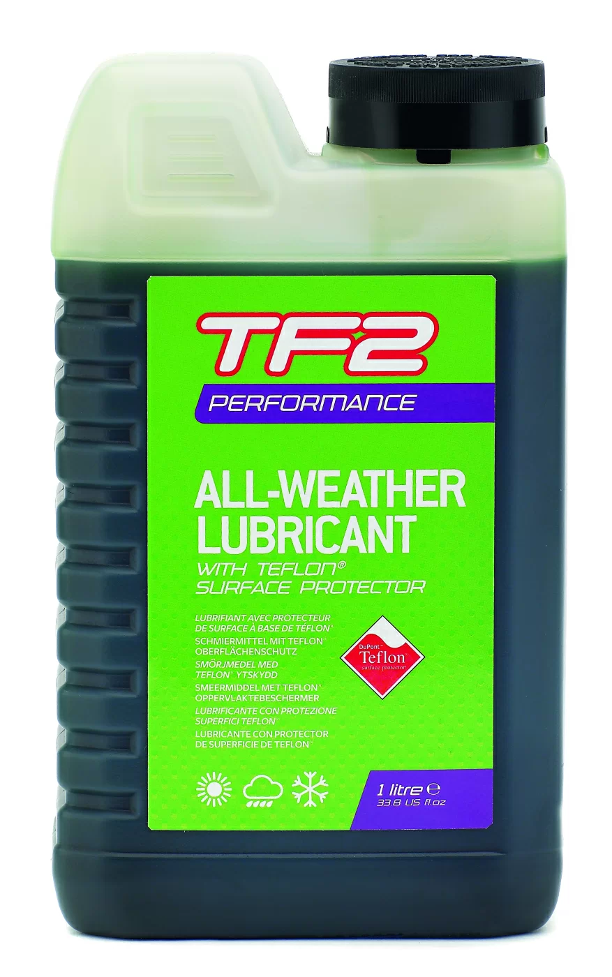 Реальное фото Смазка Weldtite TF2 Performance Chain Lubricant с тефлоном д/любой погоды д/цепи/тросов/перекл. 1л  7-03048 от магазина СпортСЕ