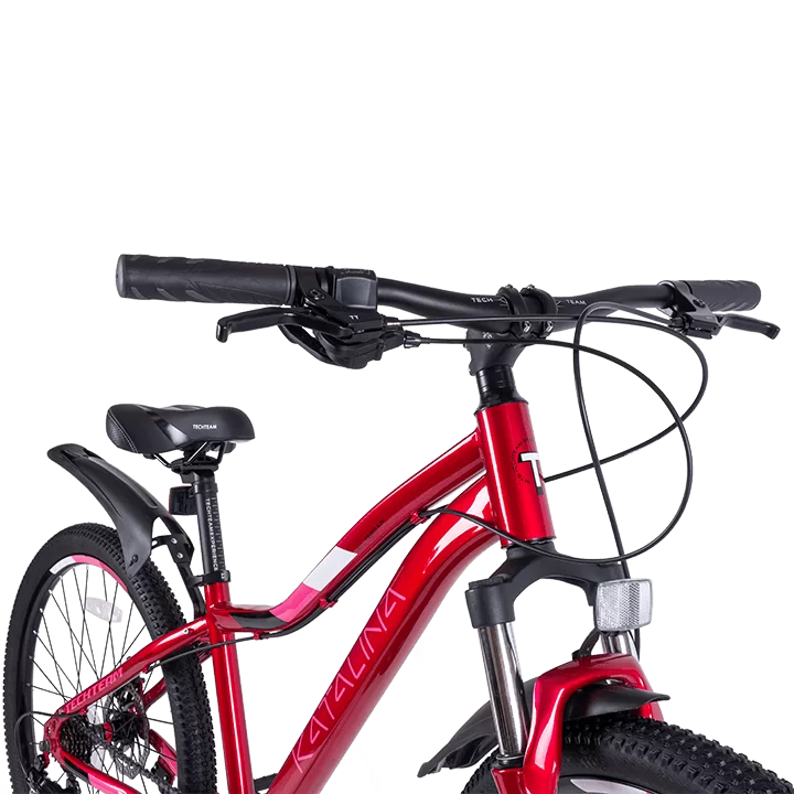 Реальное фото Велосипед TechTeam Katalina 26" (2023) красный от магазина СпортСЕ