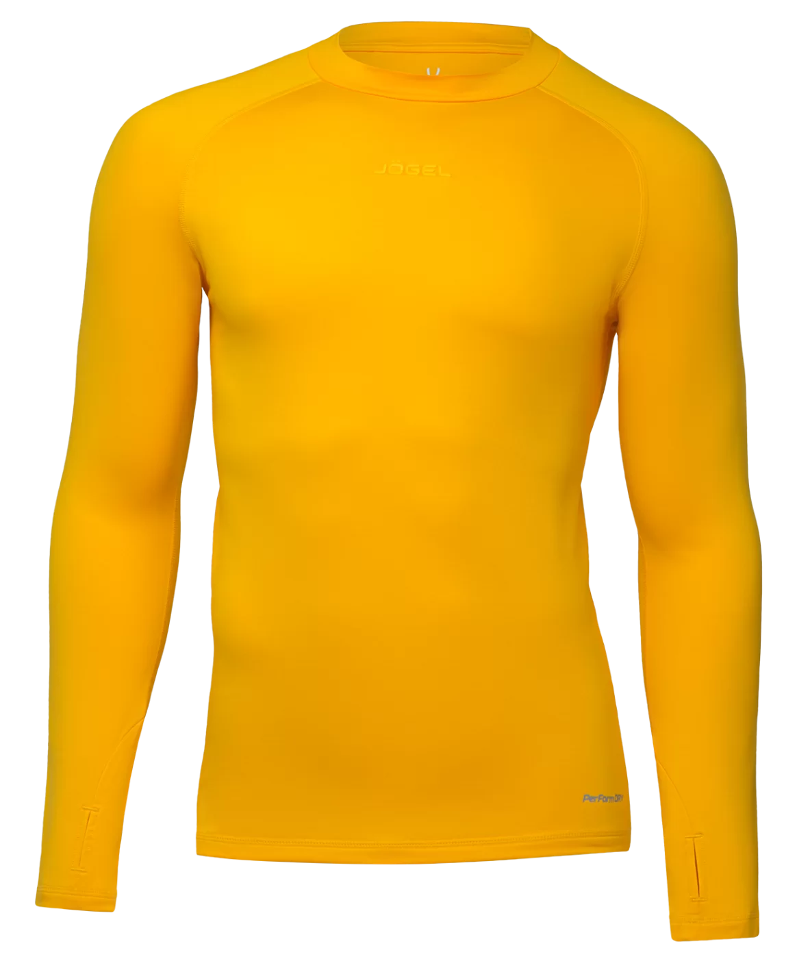 Реальное фото Джемпер компрессионный PerFormDRY Baselayer Warm Top, желтый от магазина СпортСЕ