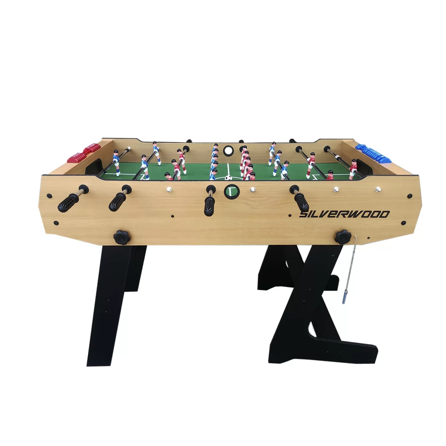 Реальное фото Игровой стол - футбол DFC SILVERWOOD SB-ST-07 от магазина СпортСЕ