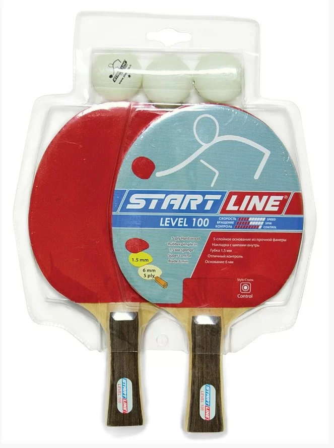 Реальное фото Набор для настольного тенниса Start Line Level 100 61-200 от магазина СпортСЕ