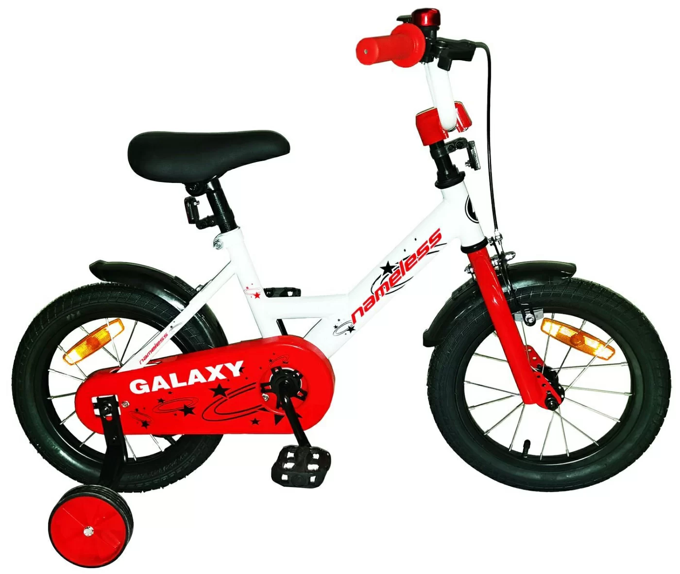 Реальное фото Велосипед 20" Nameless GALAXY, белый/красный (2024) от магазина СпортСЕ