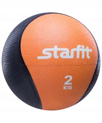 Медбол 2 кг StarFit Pro GB-702 оранжевый УТ-00007299