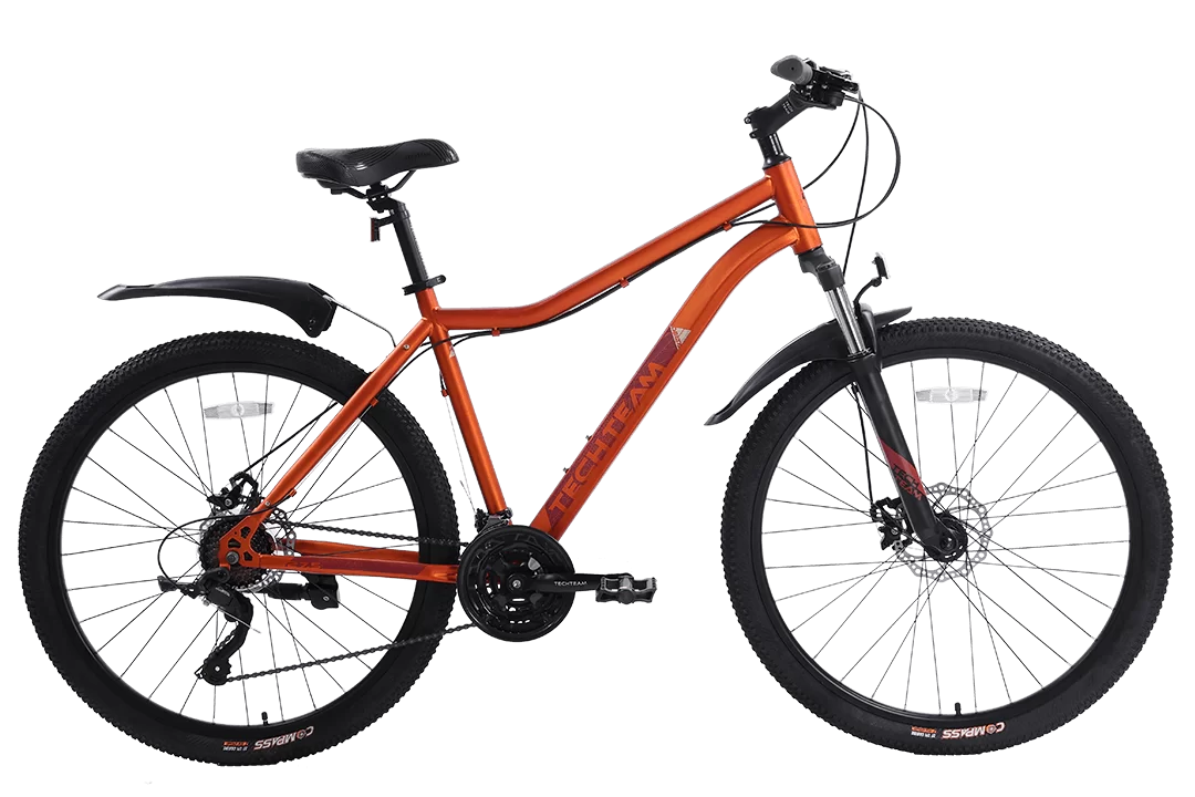 Реальное фото Велосипед TechTeam Delta 27.5" оранжевый от магазина СпортСЕ