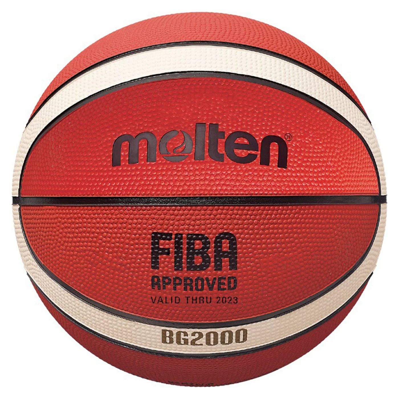 Реальное фото Мяч баскетбольный Molten B7G2000 №7 FIBA Appr Level III ор-беж-черный от магазина СпортСЕ