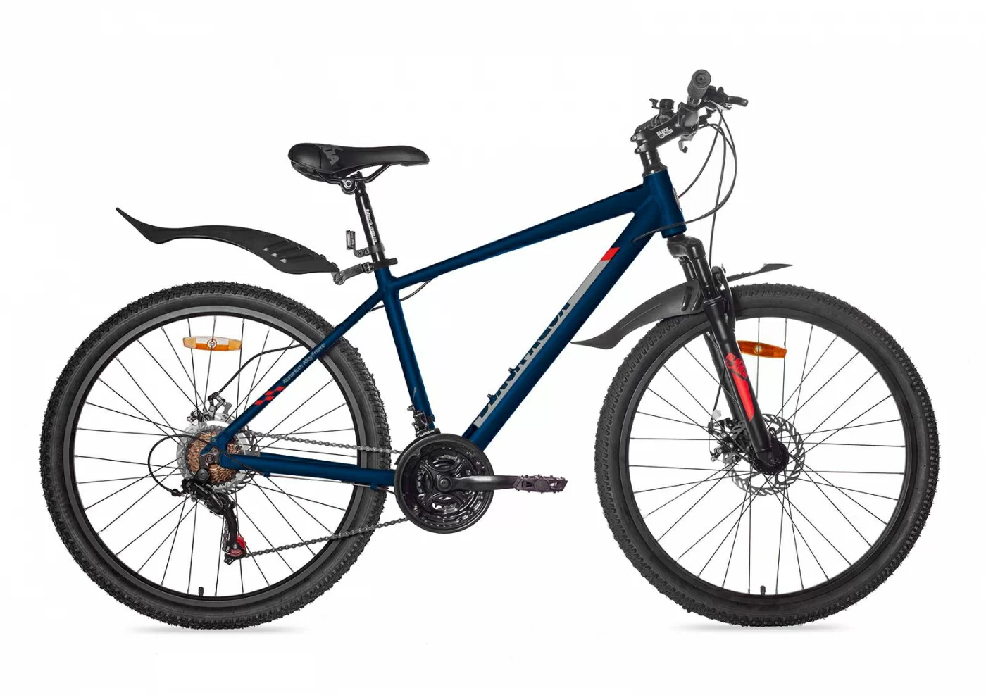Реальное фото Велосипед Black Aqua Cross 2683 D 26" темно-синий GL-324D от магазина СпортСЕ