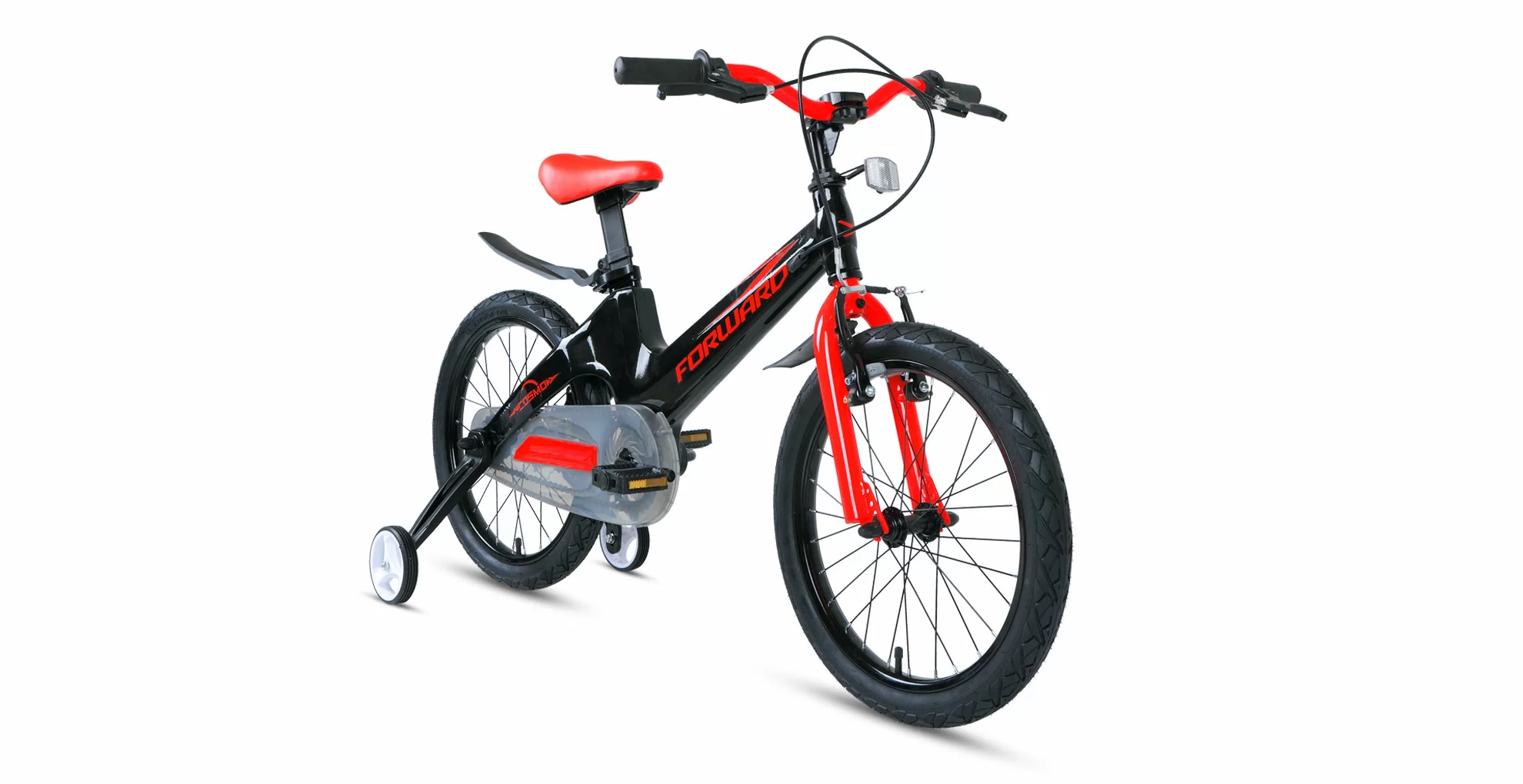 Реальное фото Велосипед Forward Cosmo 18 (2021) черный/красный 1BKW1K7D1007 от магазина СпортСЕ