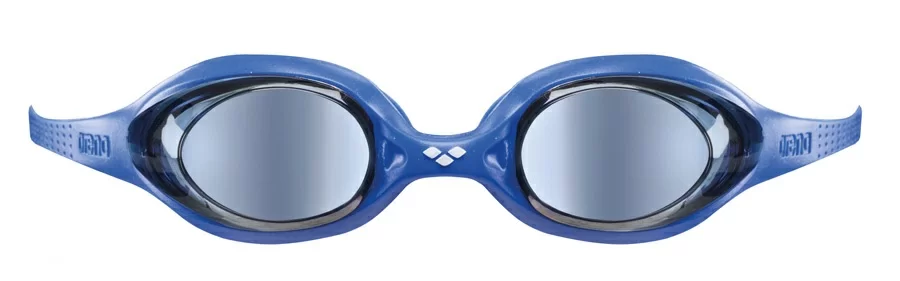 Реальное фото Очки для плавания Arena Spider Jr Mirror  blue/blue/yellow 1E362 73 от магазина СпортСЕ