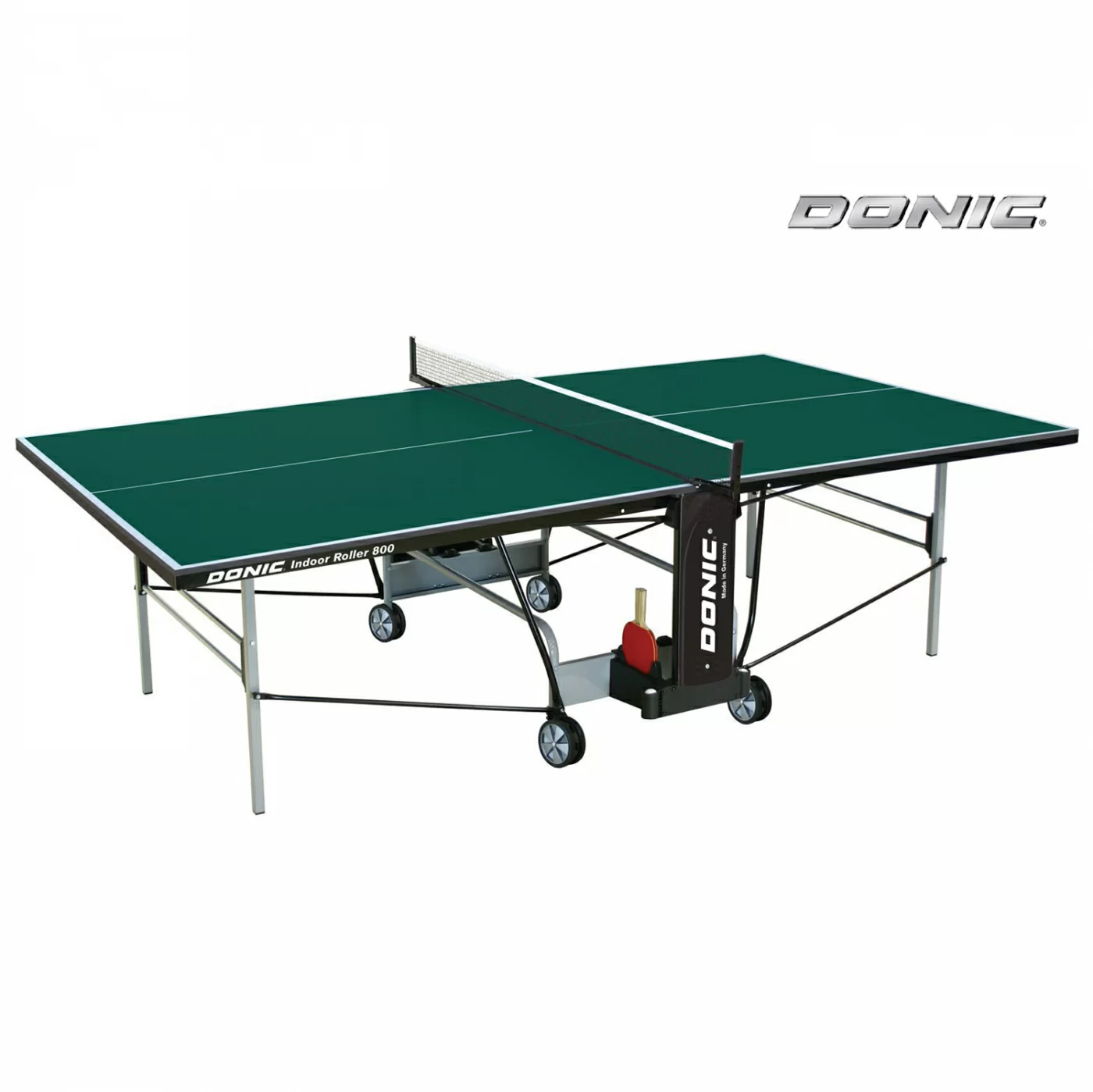 Реальное фото Теннисный стол DONIC INDOOR ROLLER 800 GREEN 230288-G от магазина СпортСЕ