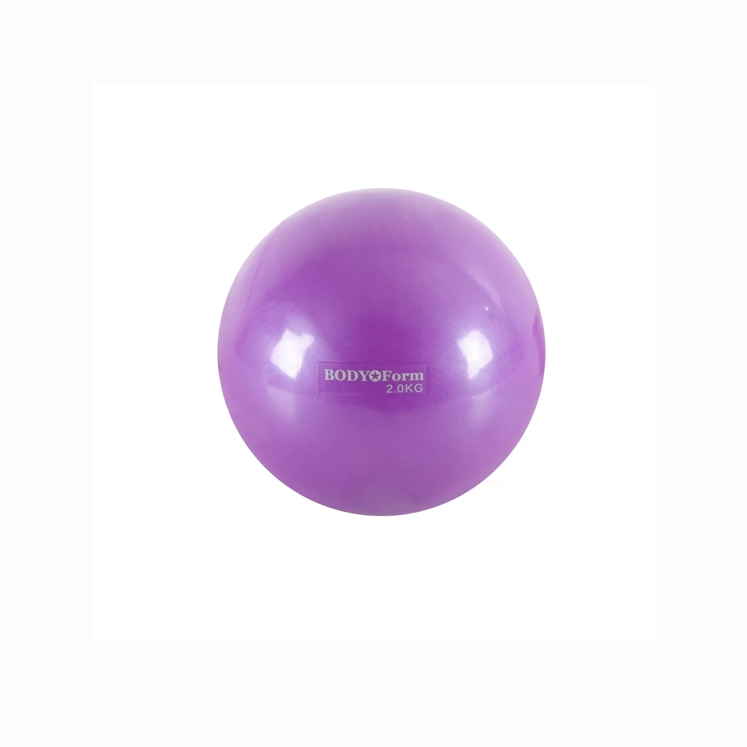 Реальное фото Мяч для пилатеса Body Form  2кг/13см violet BF-TB01 от магазина СпортСЕ