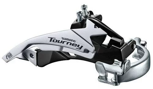 Реальное фото Переключатель передний Shimano Tourney FD-TY500-TS 2/3, 66 - 69, 42  AFDTY500TSM6 от магазина СпортСЕ