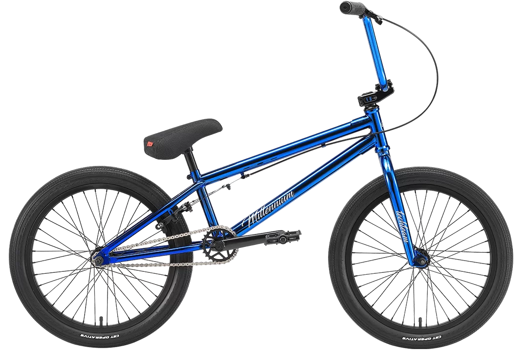Реальное фото Велосипед BMX TechTeam Millennium 20" (2022) синий от магазина СпортСЕ