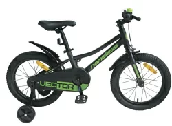 Велосипед 12" Nameless VECTOR, зеленый/черный (2024)