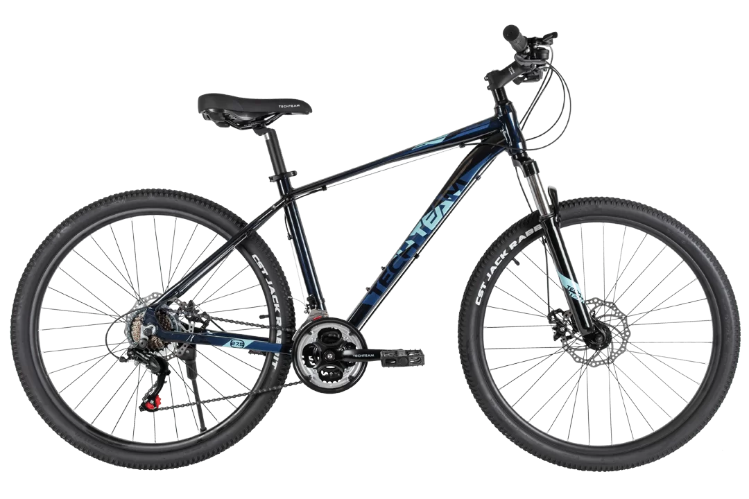 Реальное фото Велосипед TechTeam Neon 27.5" синий (алюминий) от магазина СпортСЕ