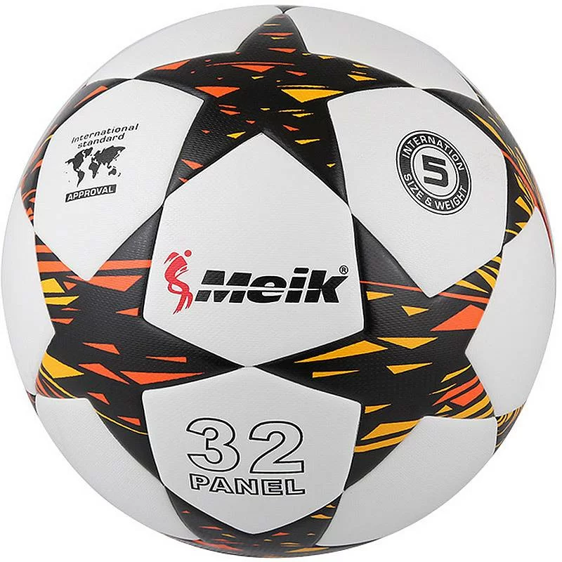 Реальное фото Мяч футбольный Meik-098 R18028-6 TPU+PVC 3.2 400 гр 10016639 от магазина СпортСЕ