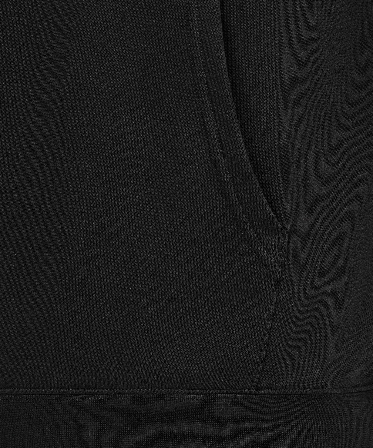 Реальное фото Худи ESSENTIAL Cotton Hoodie, черный от магазина СпортСЕ