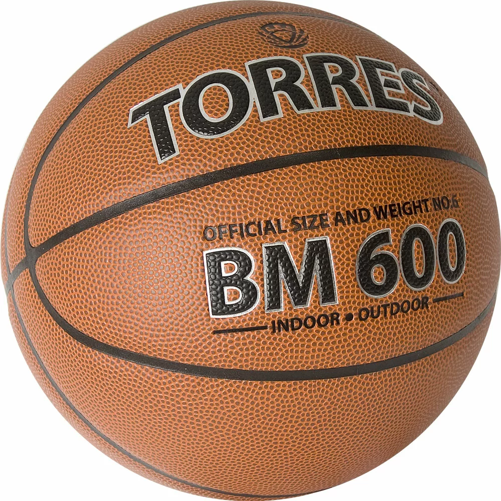 Реальное фото Мяч баскетбольный Torres BM600 №6 ПУ B32026 от магазина СпортСЕ