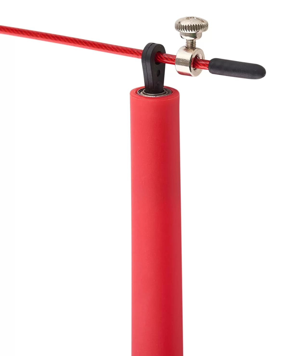 Реальное фото Скакалка 3 м StarFit RP-202 с подшипниками с пластиковыми ручками, красный УТ-00019265 от магазина СпортСЕ
