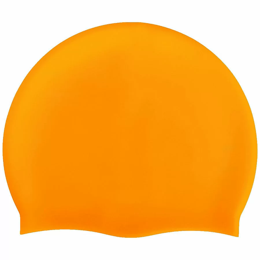 Реальное фото Шапочка для плавания B31520-5 оранжевый 10019745 от магазина СпортСЕ