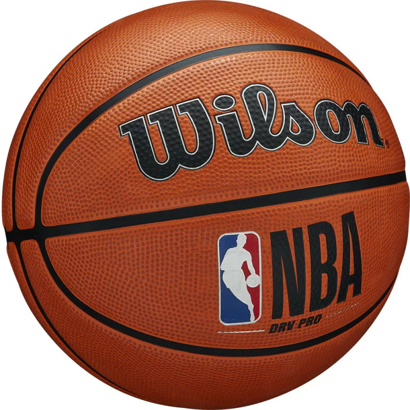Реальное фото Мяч баскетбольный Wilson NBA DRV Pro№7 резина оранжевый WTB9100XB07 от магазина СпортСЕ