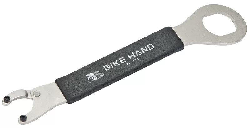 Реальное фото Ключ комбинированный YC-171 Bike Hand для чашек каретки 230085 от магазина СпортСЕ
