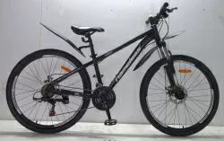 Велосипед 26" Nameless S6300D, черный/серебристый, 13.5" (2024)