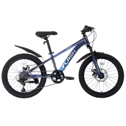 Велосипед TechTeam Flash 22" (2024) синий хамелеон