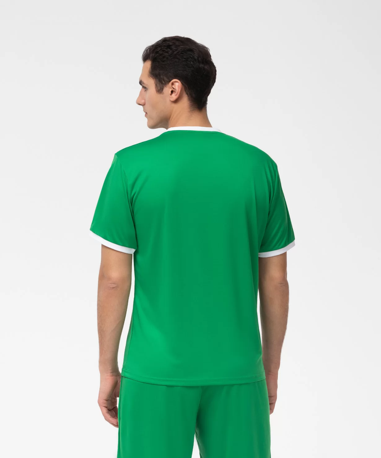 Реальное фото Футболка футбольная CAMP Origin, зеленый/белый от магазина СпортСЕ